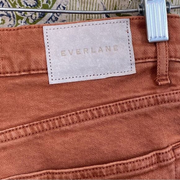 Everlane Rust Organic Cotton The Way-High Jeans Size 25 Tall - Picture 10 of 16
